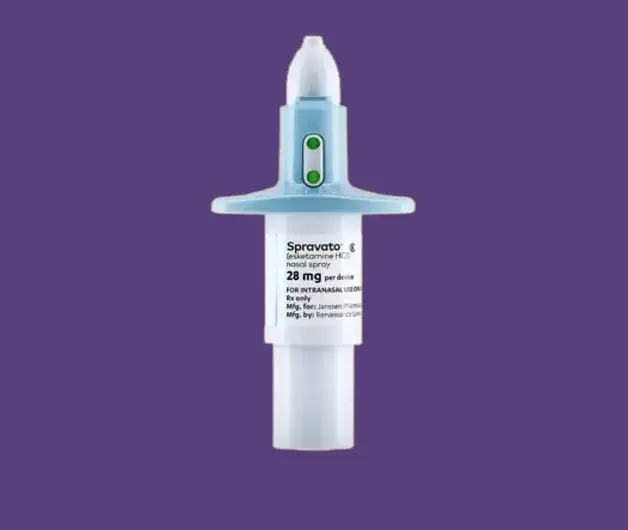 Spravato nasal spray used for treating depression at Reliant Family Psychiatry, offering innovative ketamine-based therapy for severe depression in Grand Prairie and Mansfield, TX